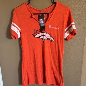 Denver Broncos NFL Women's Orange Tee new with tags, medium